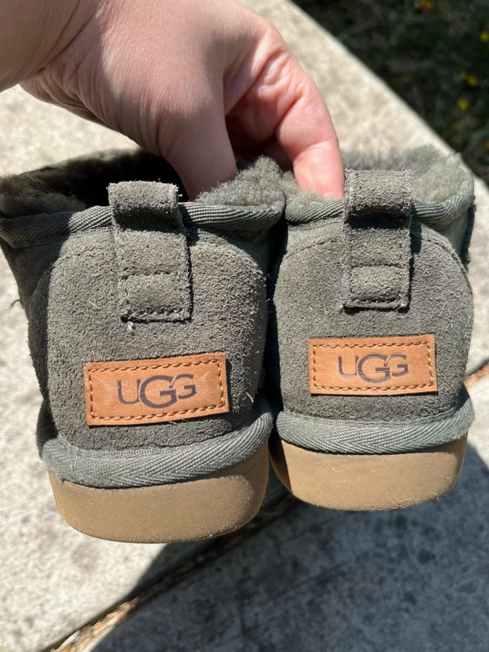 UGG Women’s Ultra Mini Boots in Gray